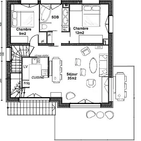 Hotel Roc'h Avel - Front De Mer, Vue Sur Et Jardin Ensoleillé Sans Vis à Vis Le Croisic